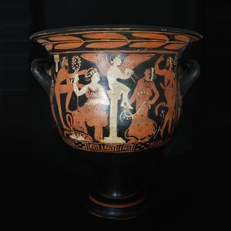 Attic Red Figure Bell-Krater, attributed to the Retorted Painter
