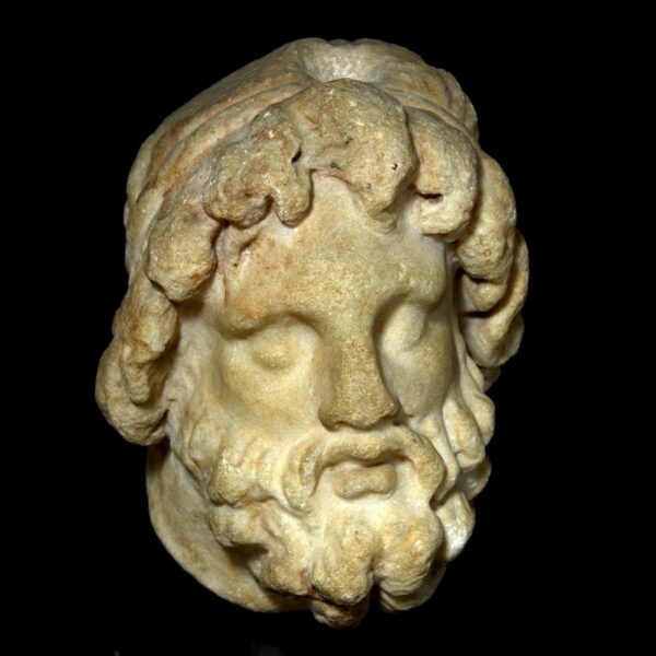 Greek Marble Head of a God