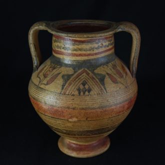 Zypriotische Amphora mit Lotusblüten
