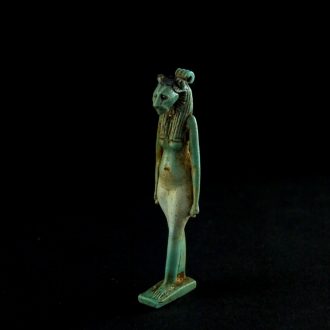 Large Faience Amulet of Sekhmet