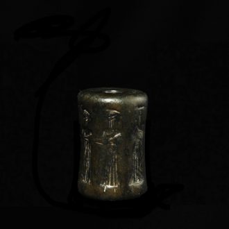 Akkadian Cylinder Seal with the Depiction of Nissaba