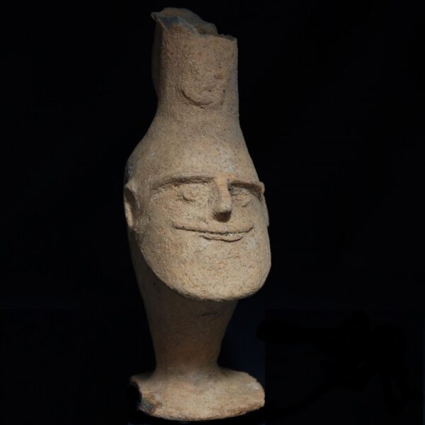 Bactrian Head Vase front