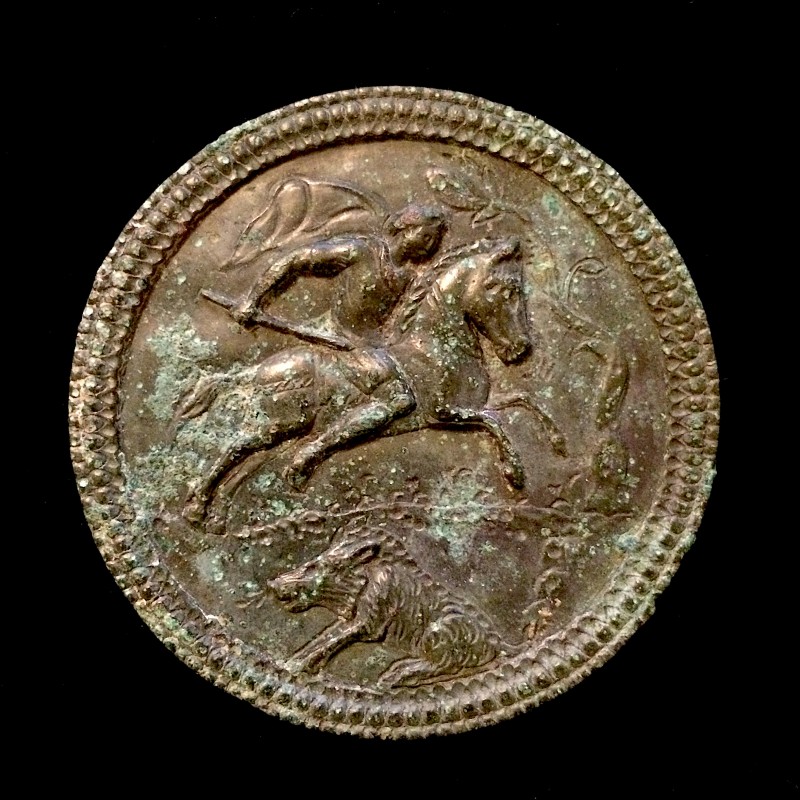 Roman Bronze Medallion – Christoph Bacher