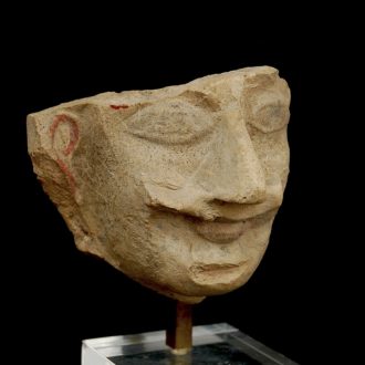 Etruscan Antefix with Archaic Male Head