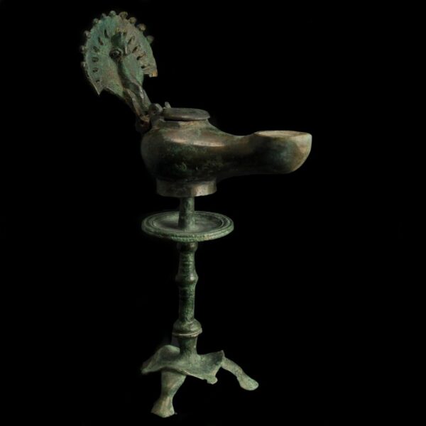 Oil Lamp with Candelabra