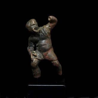 Bronze Statuette of a Dancing Actor