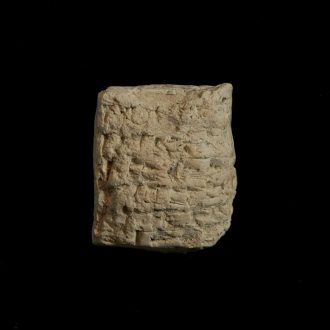 Old Babylonian Cuneiform Tablet with List of Names and Seal Impressions