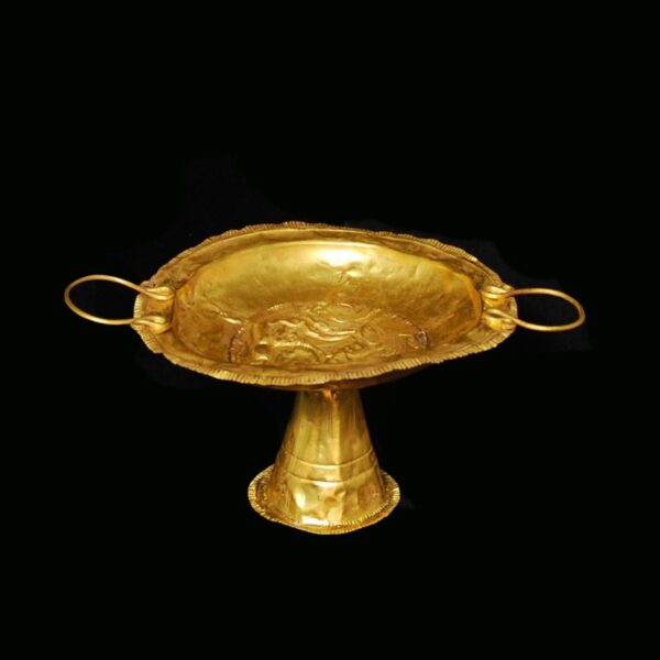 Etruscan Gold Bowl with Foot