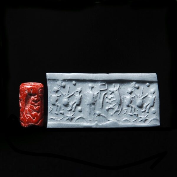 Cylinder Seal with Drinking Scene