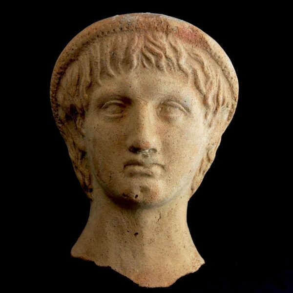 Etruscan Votive Head of a Young Man