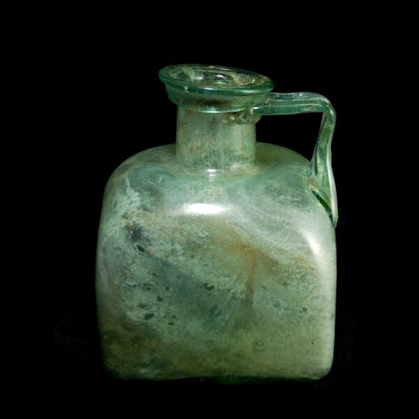 Roman Square Glass Bottle