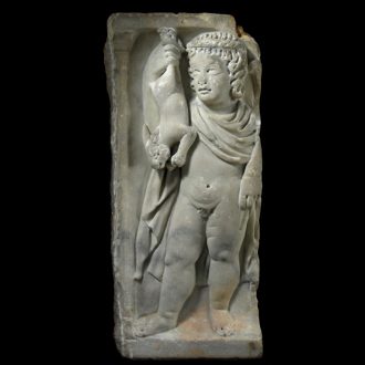 Relief of a Season Sarcophagus with the Depiction of Autumn