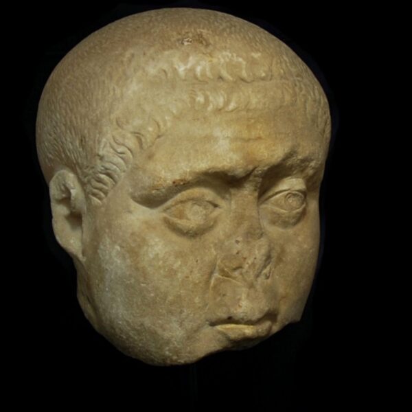 Monumental Marble Head of a Noble 