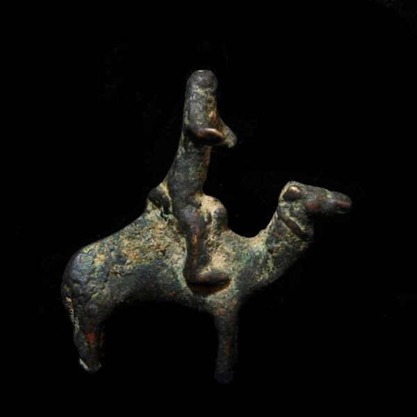 Bronze Camel and Rider