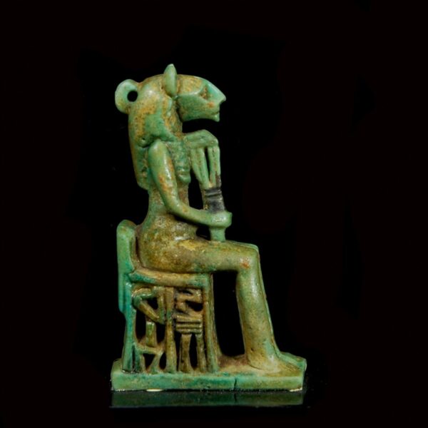 Faience Amulet of Sekhmet