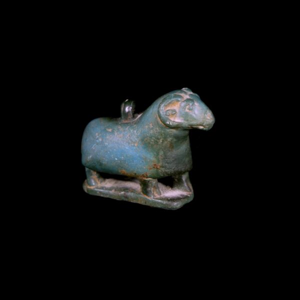 Egyptian Amulet of Khnumin Egyptian Blue