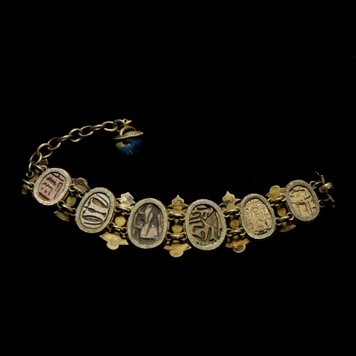 Egyptian bracelet with scarabs