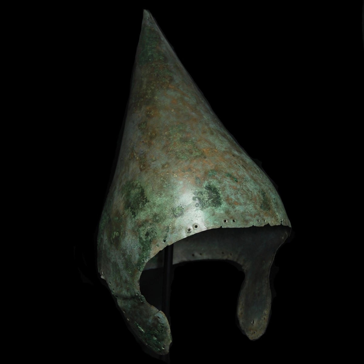 Babylonian Bronze helmet
