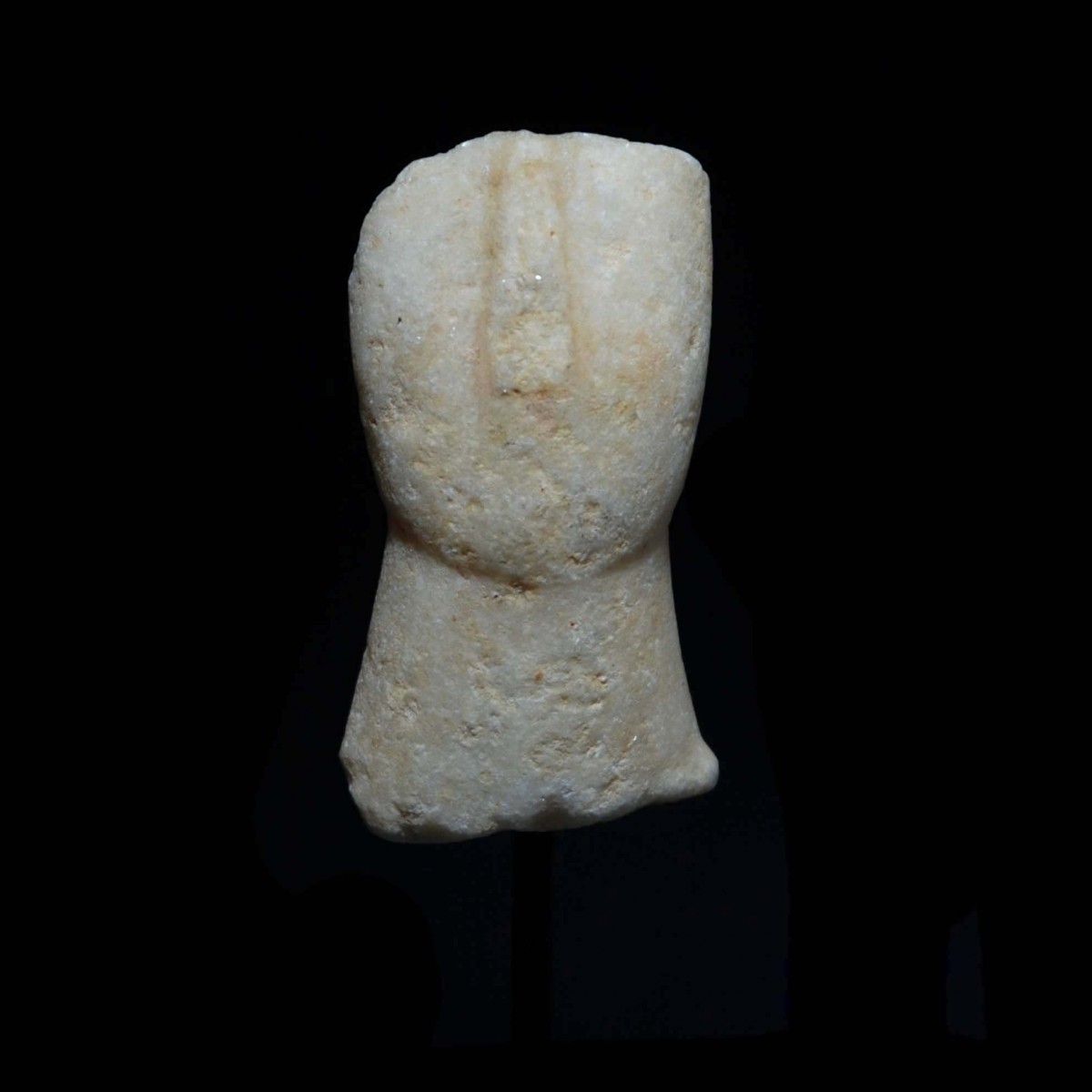 Cycladic marble idol head