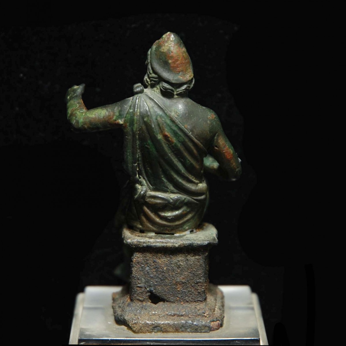 Hellenistic Bronze statuette of Hephaistos back