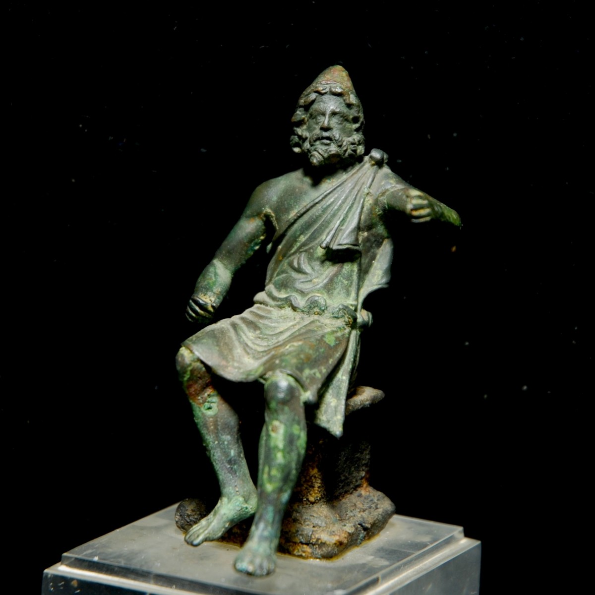 Hellenistic Bronze statuette of Hephaistos