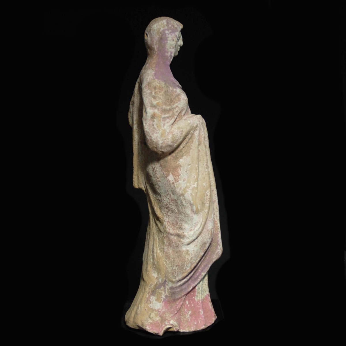Large terracotta statuette of a woman from Canosa right