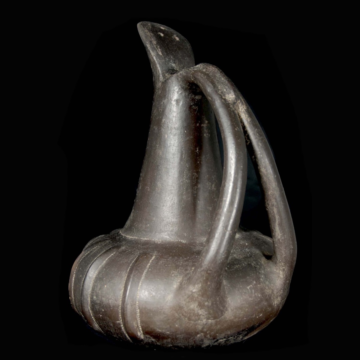 Etruscan beak spouted jug half left