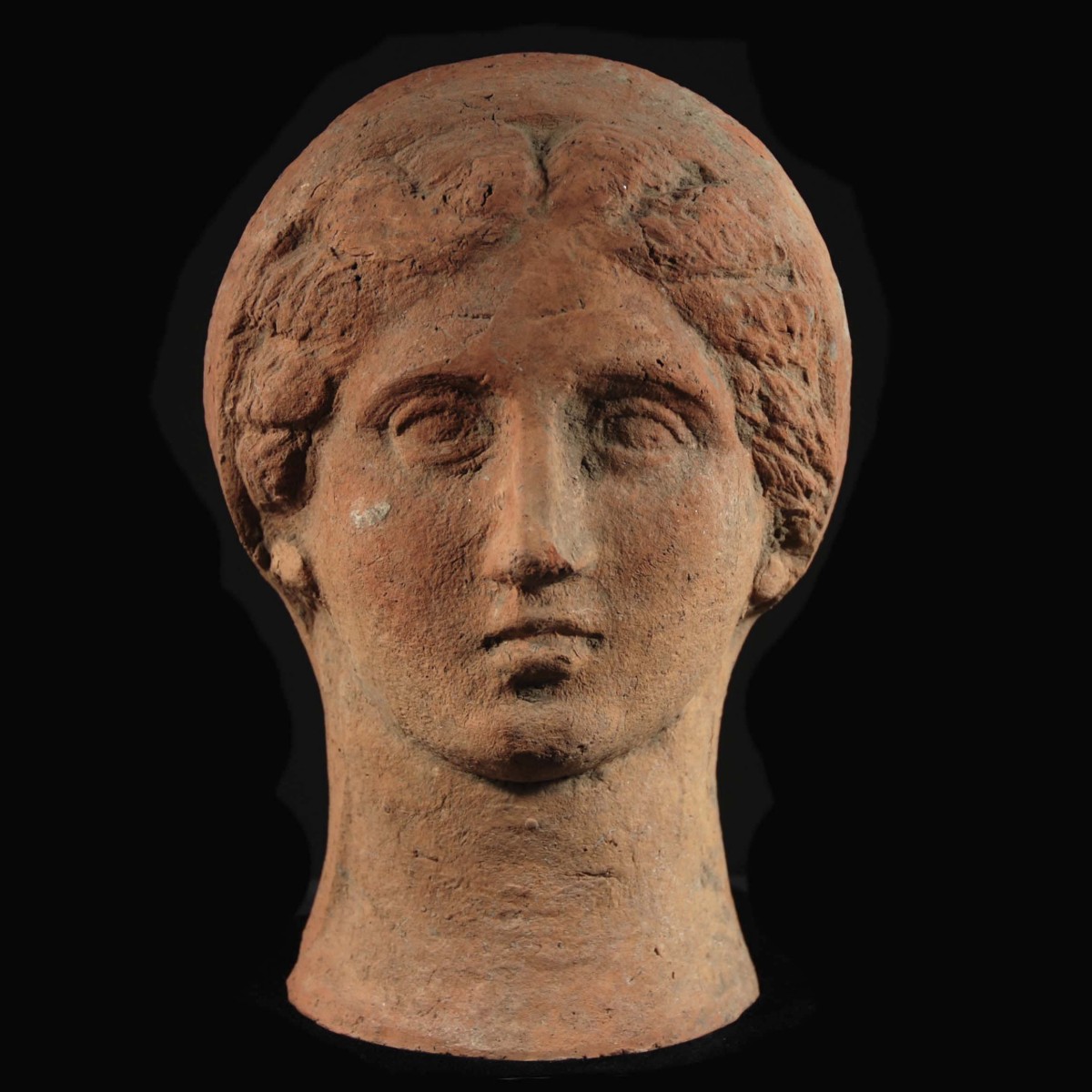Etruscan female votive head