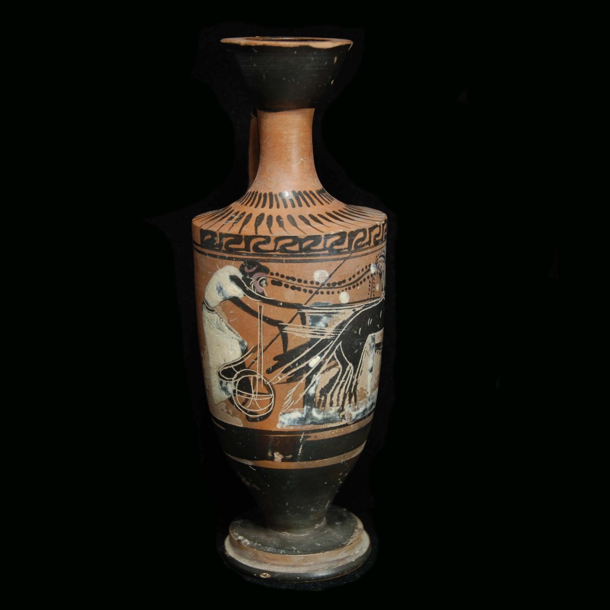 Attic black figure lekythos