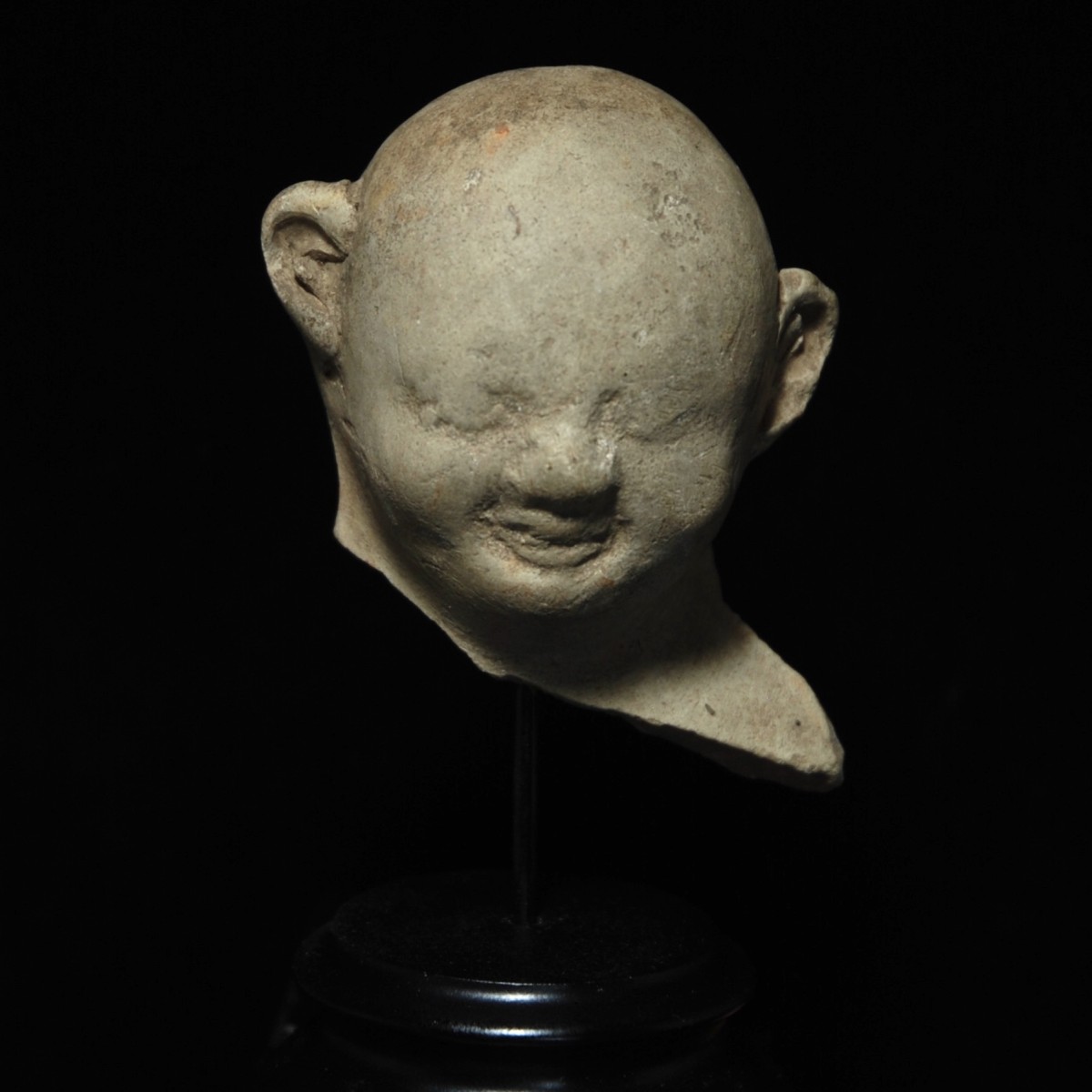 Gallo-roman head of Risus