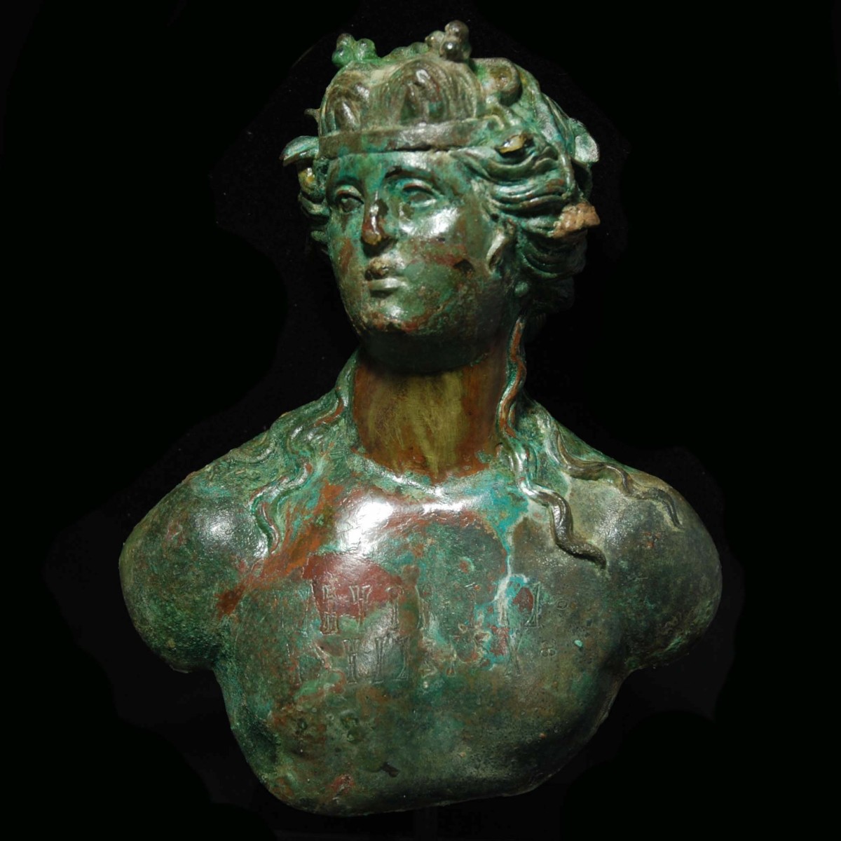 Roman Bronze bust of Dionysus best