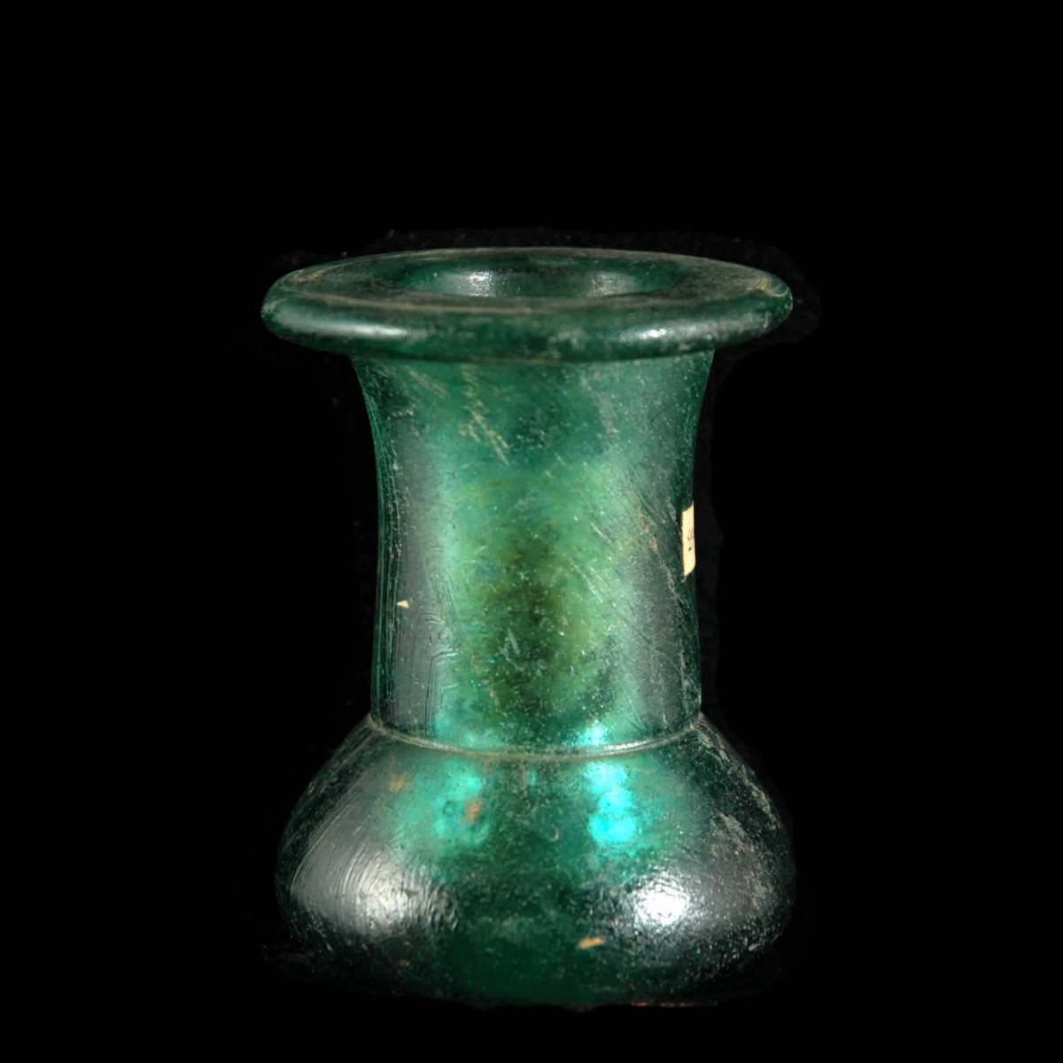 Roman Thick-walled Green Unguentarium