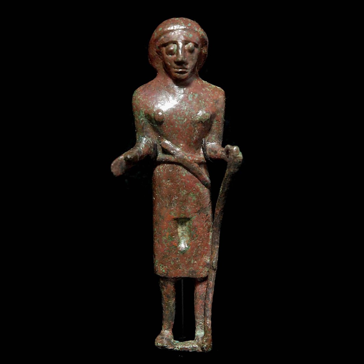 South Arabian statuette of a female warrior