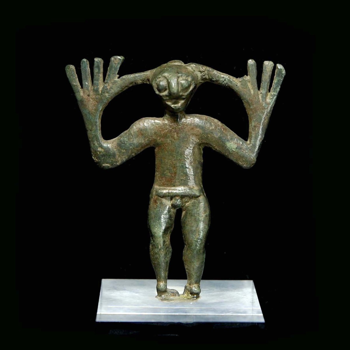 Caucasian Bronze idol