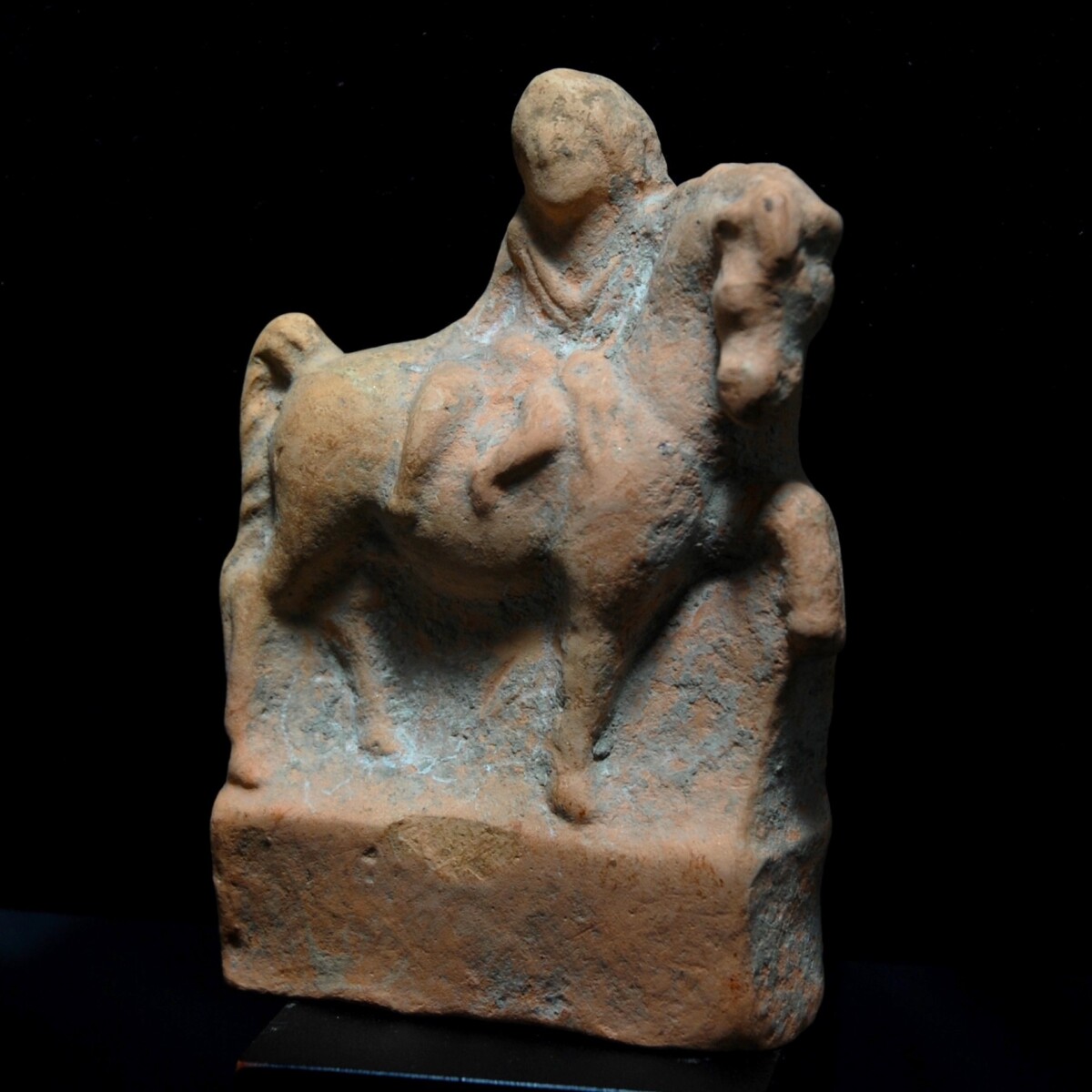 Romano-egyptian Terracotta child on horse