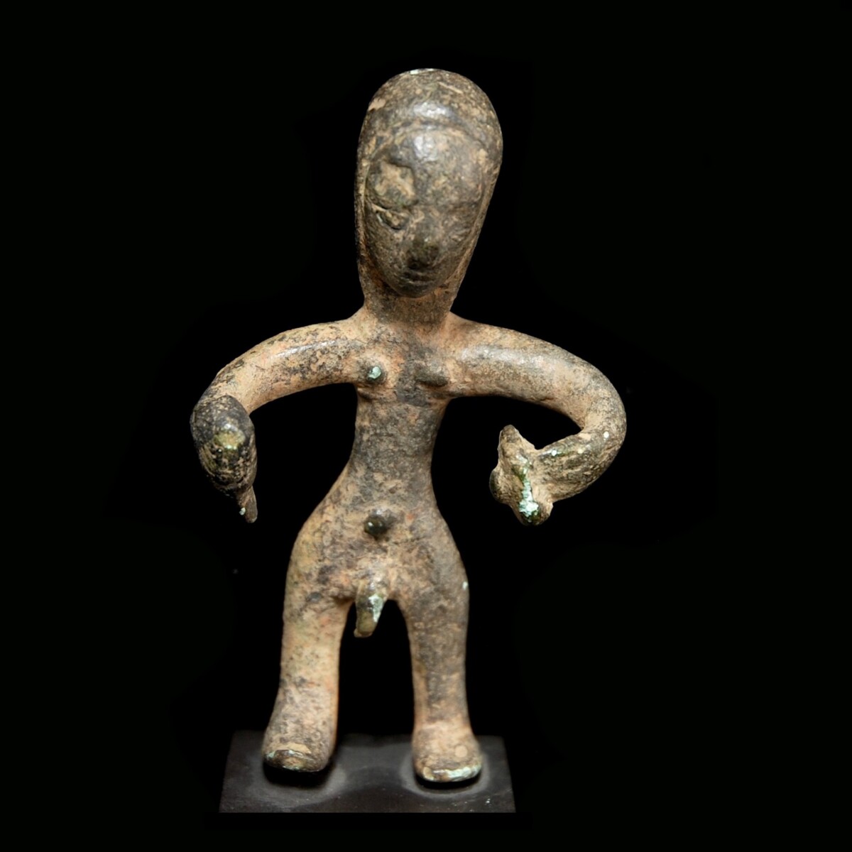 Iberian Bronze statuette of a warrior