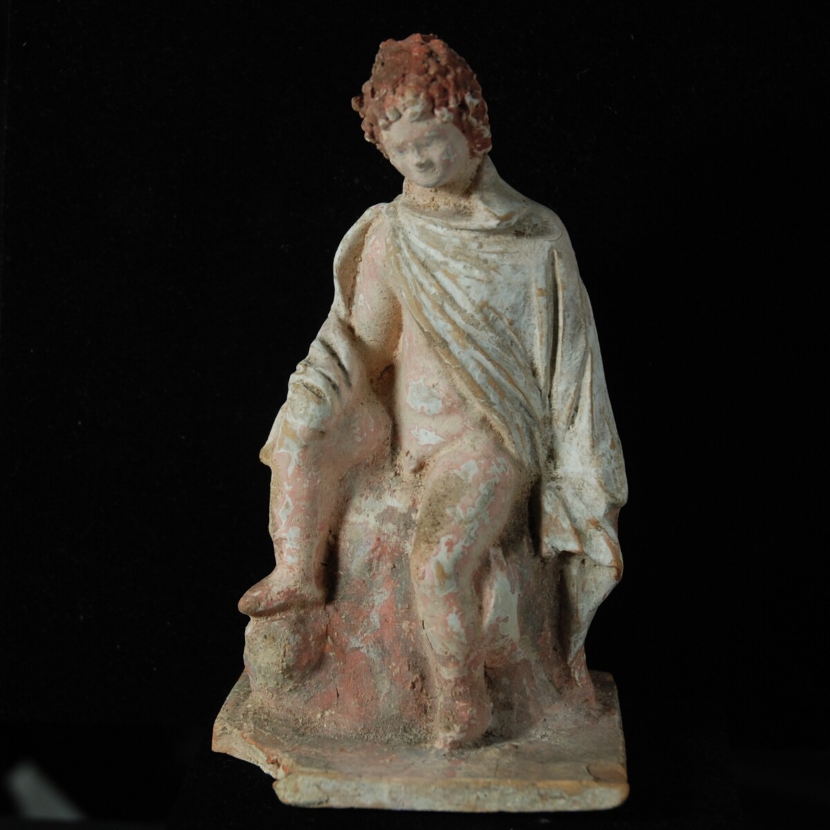2 Tanagra statuette of a boy