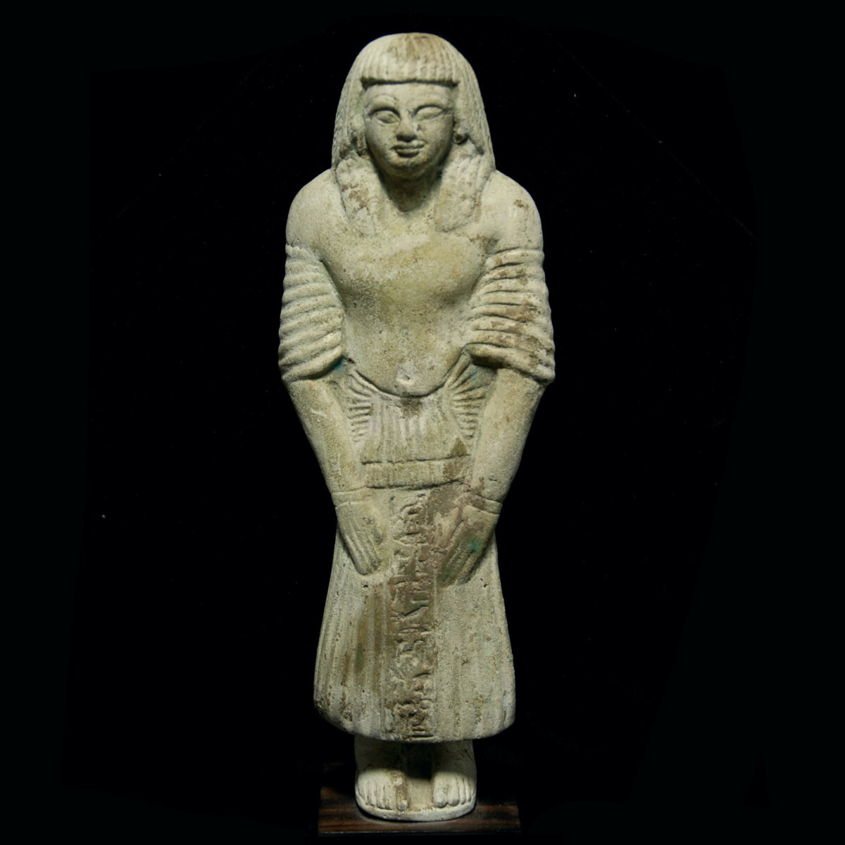 Faience shabti of an overseer