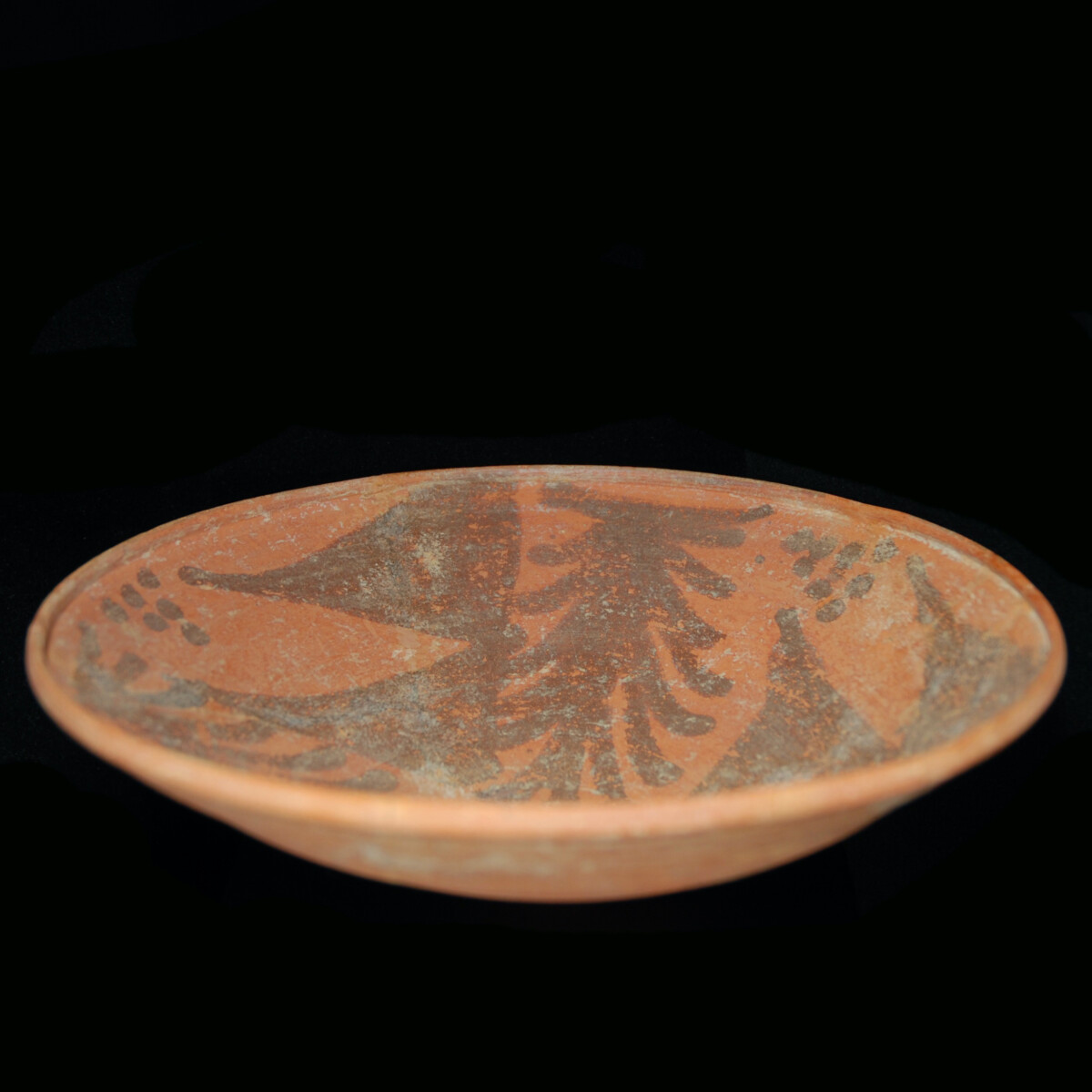 Nabataean terracotta bowl side