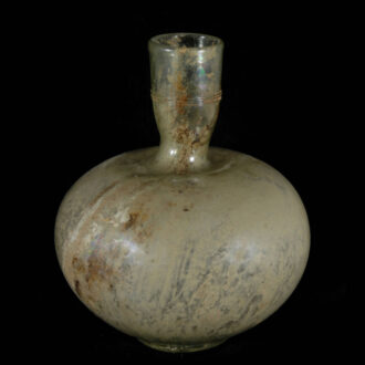 Römische Kugelflasche mit Zierfaden