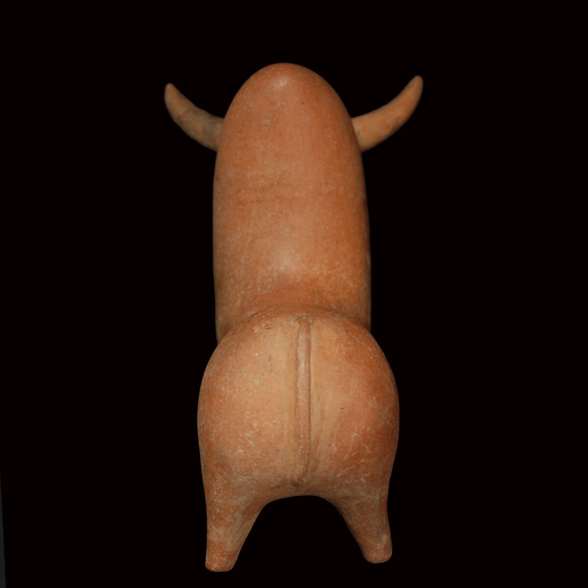 Amlash terracotta rhyton of a zebu back