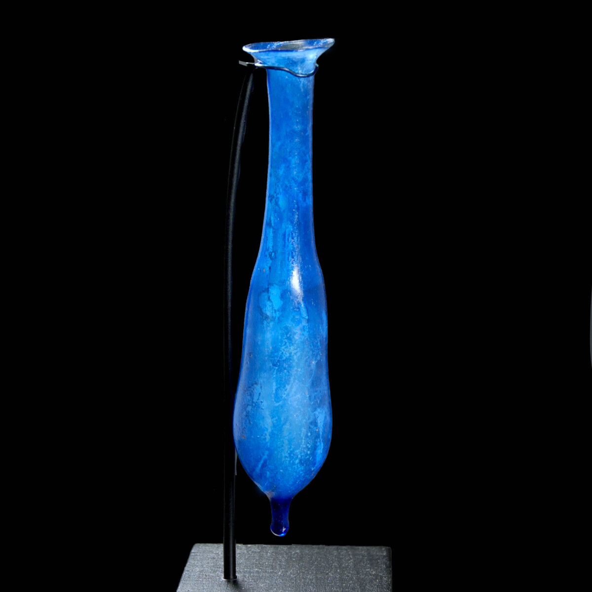 Roman Blue glass unguentarium