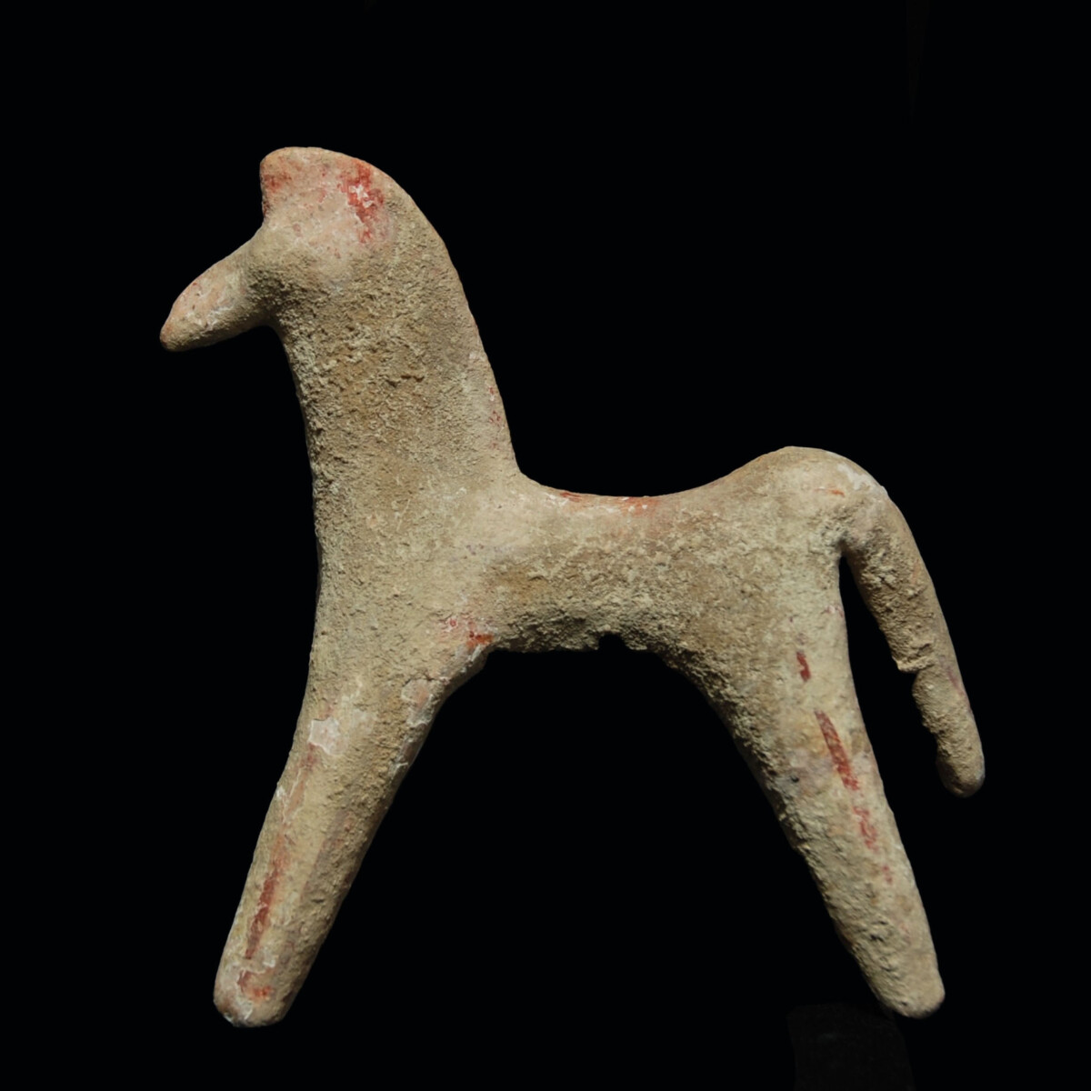 Boeotian terracotta horse left