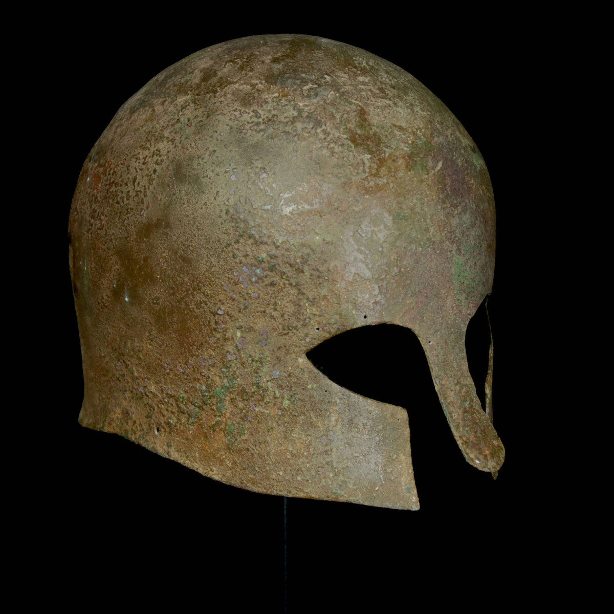 Corinthian helmet half right