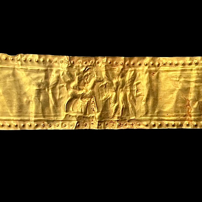 Hellenistic Gold diadem detail