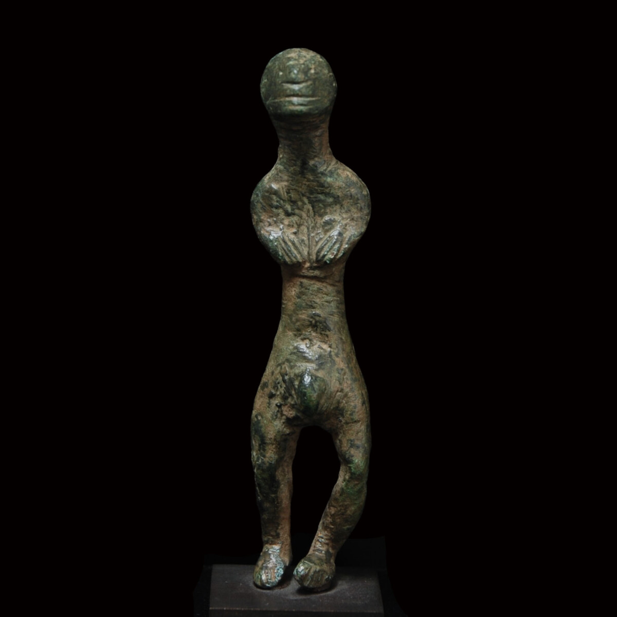 Italic ityphallic bronze idol