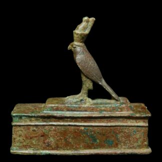 Bronze Sarcophagus of a Falcon
