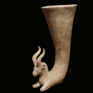 Parthian Trumpet-Shaped Rhyton with a Goat Head