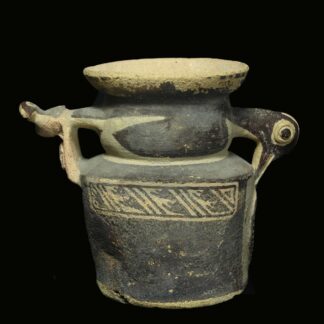 Published Zoomorphic Double-Handled Vase of the Chancay Culture