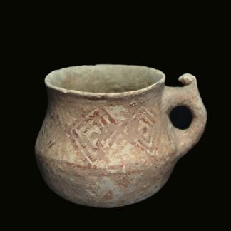 Terracotta Cup from Luristan with a Zoomorphic Handle